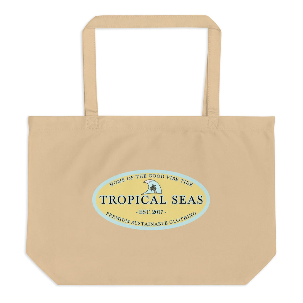 Large Organic Cotton Tote Bag – Reusable