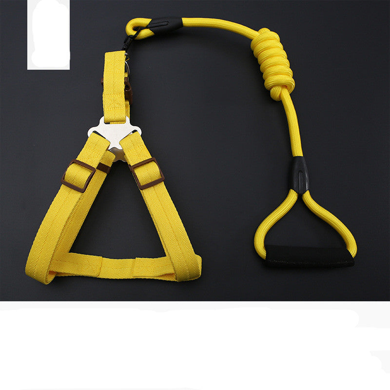 Dog Chest Harness Leash – Polyester, XS–L