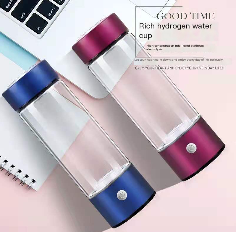 Hydrogen Water Bottle – 420ml, 6 Colors