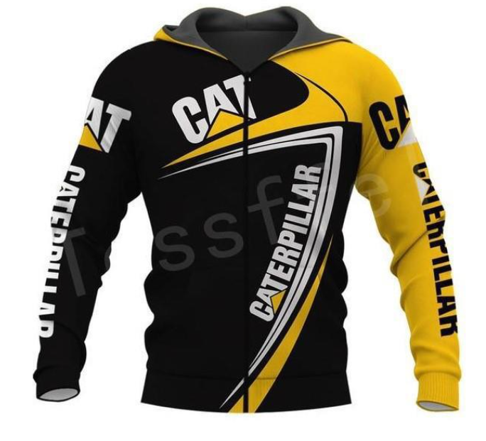 3D Digital Print Zip-Up Hoodie – Unisex