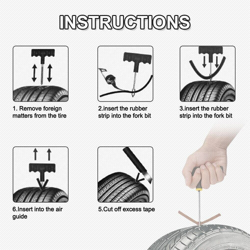68pc Complete Tire Repair Kit