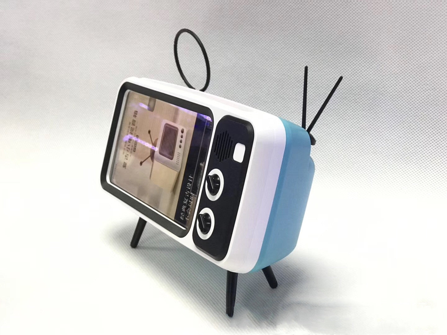 PTH800 Retro TV Phone Stand – Bluetooth Speaker, 4 Colors