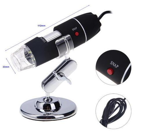 HD Digital Microscope 1000X – USB Electronic Magnifier