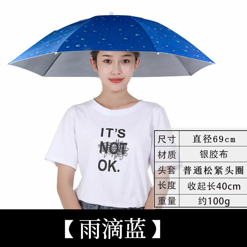 Umbrella Hat – Hands-Free Sun & Rain Head Umbrella