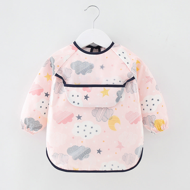 Long Sleeve Baby Bib – Waterproof Feeding Apron