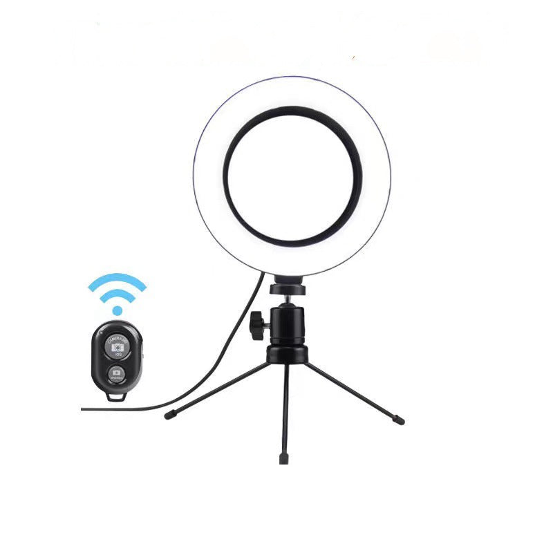 16CM Desktop Ring Light – 6 Inch LED Selfie Light for Live Streaming, Makeup & Content Creation