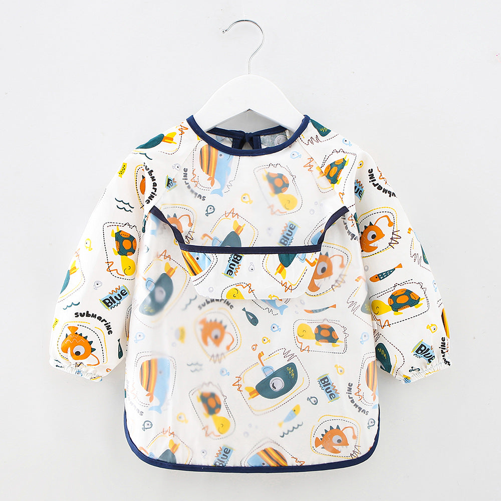Long Sleeve Baby Bib – Waterproof Feeding Apron