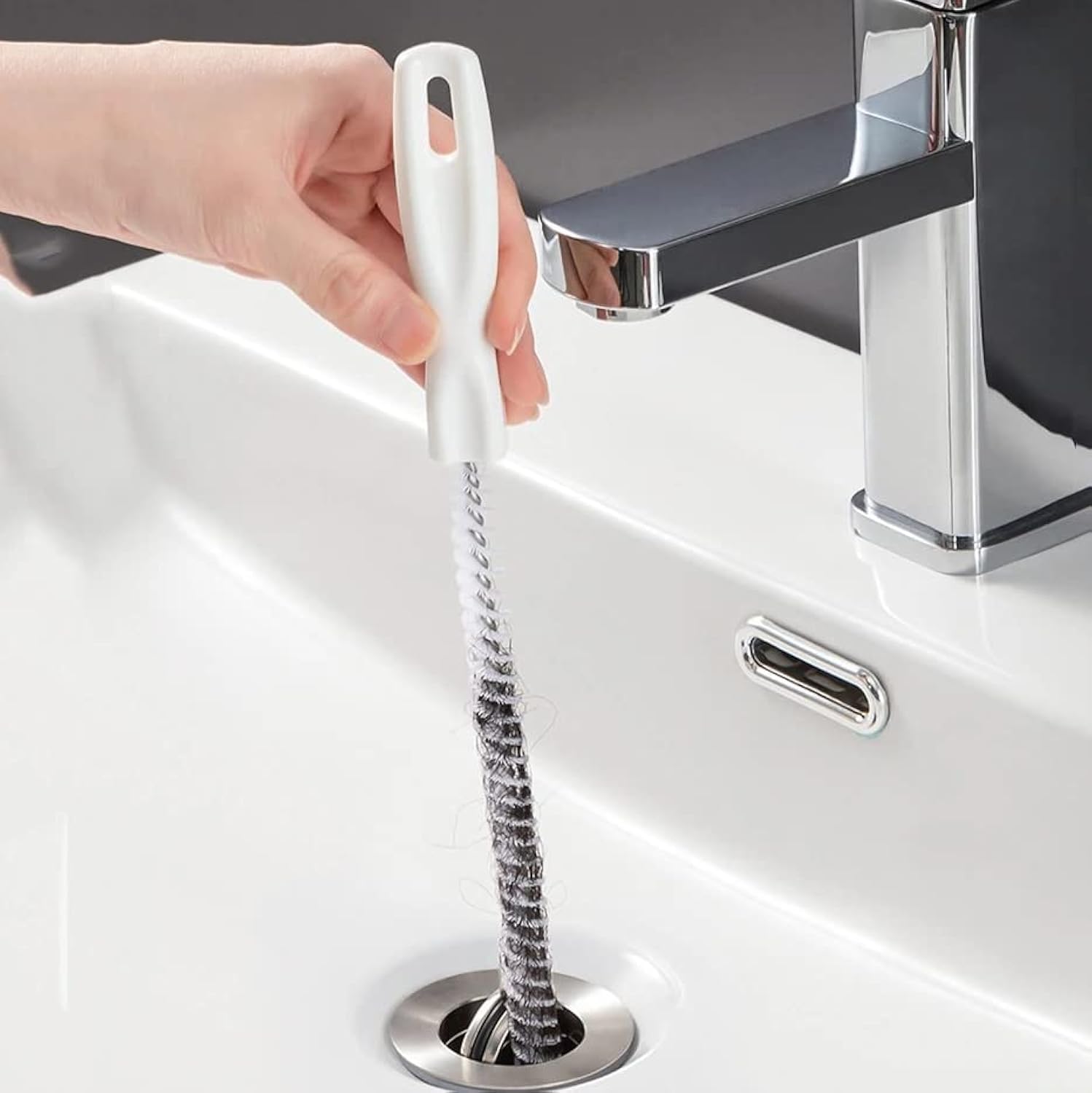 Pipe Dredging Brush Bathroom Hair Sewer Sink Cleaning Brush Drain Cleaner Clog Plug Hole Remover Sewer Pipeline Cleaning Tools