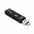 3-in-1 USB-C Card Reader – Supports SD/TF Cards up to 128GB
