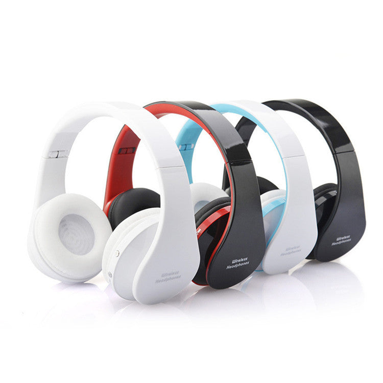 NX-8252 Wireless Bluetooth Headphones – Foldable, 10-Hour Battery