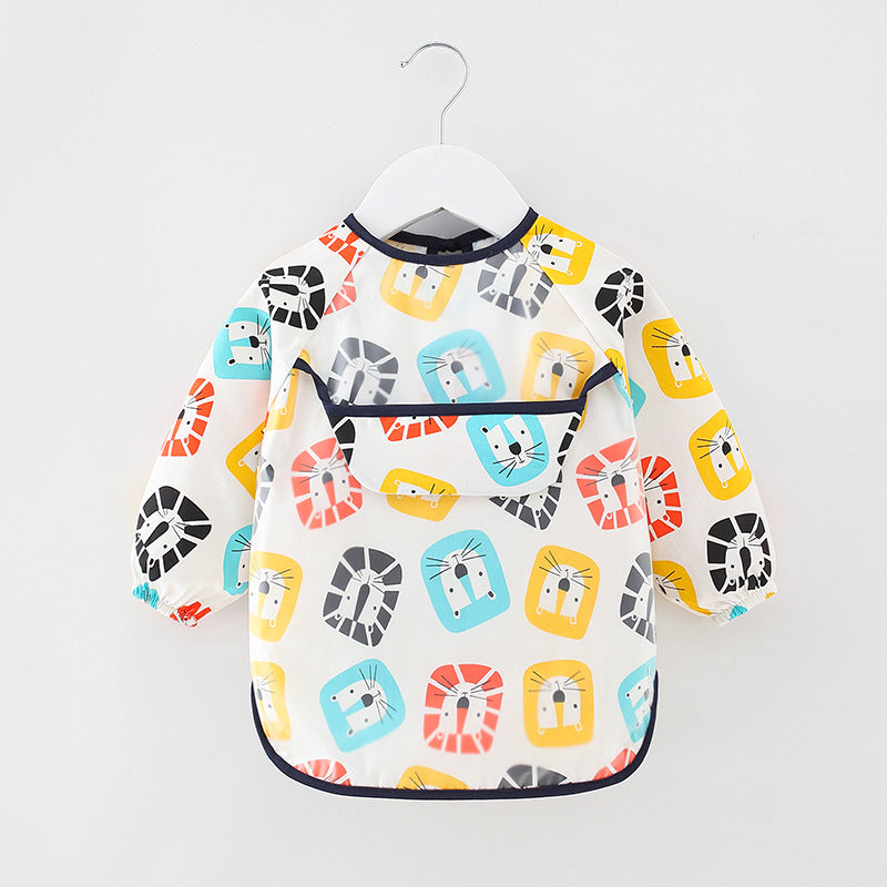Long Sleeve Baby Bib – Waterproof Feeding Apron
