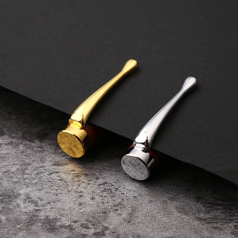 Metal & Rosewood Ballpoint Pen – Silver & Gold