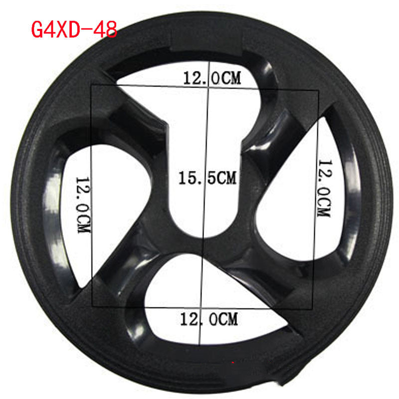 Bicycle Chainring Guard – Plastic, 150mm