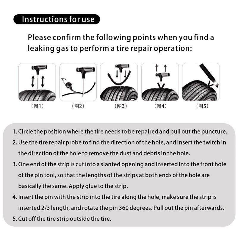 68pc Complete Tire Repair Kit