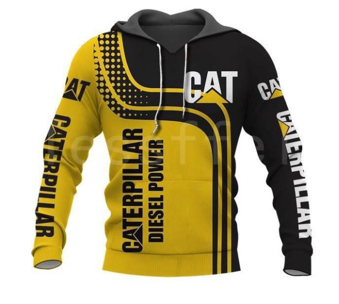 3D Digital Print Zip-Up Hoodie – Unisex
