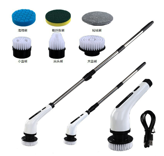 Versatile Extendable Electric Brush Set
