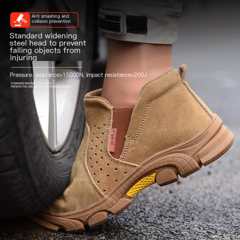 Insulated Cowhide Safety Shoes | Welding & Electrical Work Boots