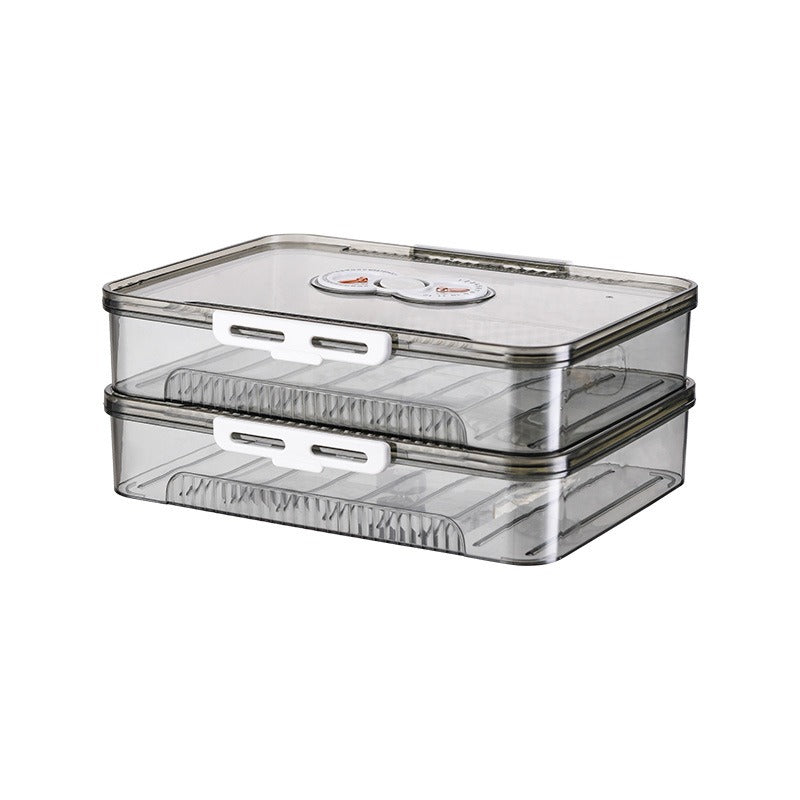 Freezer-Safe Dumpling Storage Box – Airtight PET