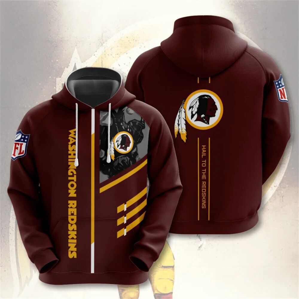 NFL 3D Digital Print Hoodie – Men's Loose Fit
