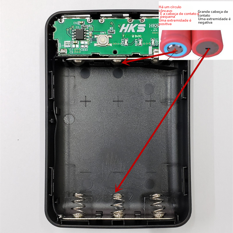 18650 Power Bank Case – DIY, No-Solder, 3 USB Ports