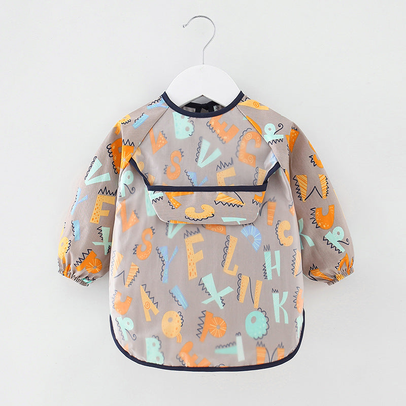 Long Sleeve Baby Bib – Waterproof Feeding Apron