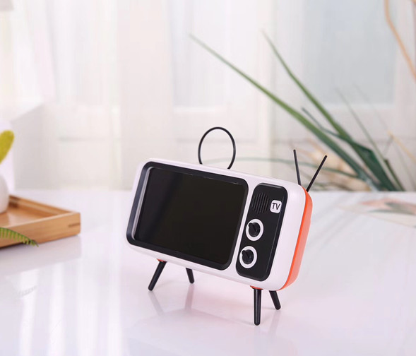 PTH800 Retro TV Phone Stand – Bluetooth Speaker, 4 Colors
