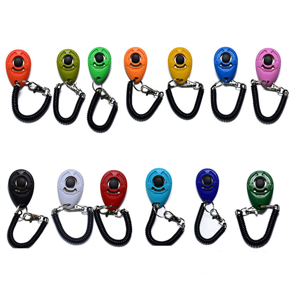 Dog Training Clicker – Adjustable Wrist Strap, 14 Colors