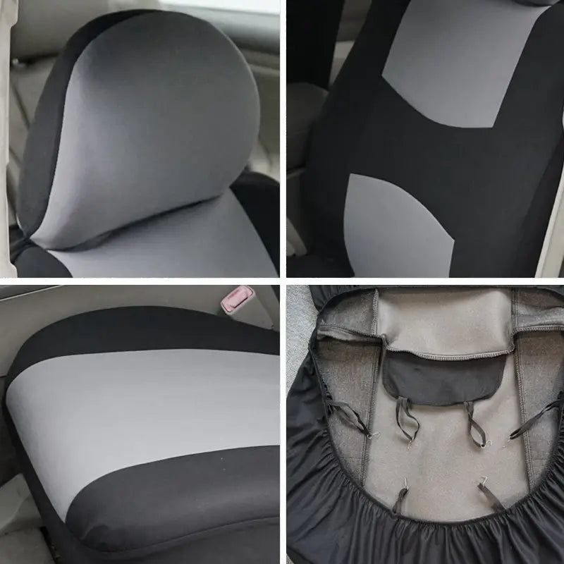 Polyester Car Seat Covers – 2, 4 or 9-Piece Set