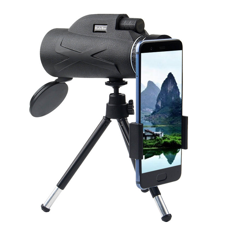 12x Monocular Telescope with Phone Clip – HD Zoom for Stargazing & Outdoor Adventures