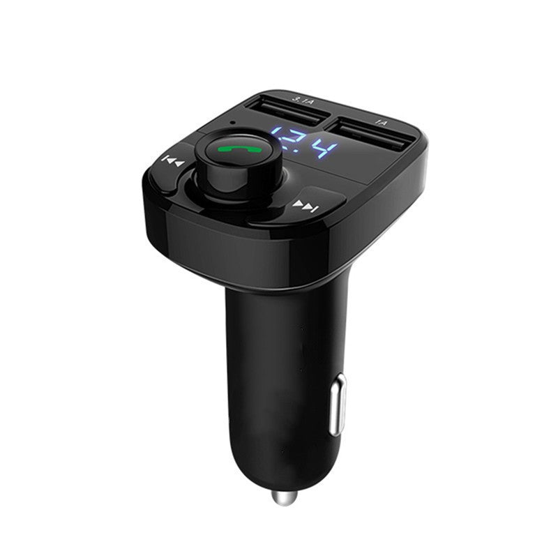 X8 Car Bluetooth FM Transmitter – Dual USB, MP3 Player
