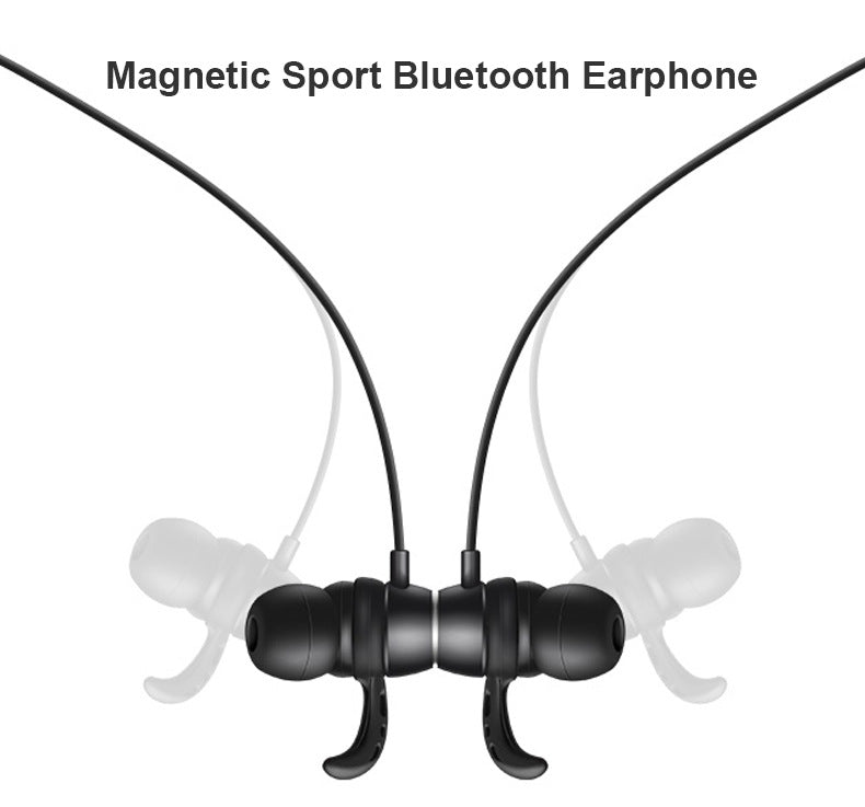 Magnetic Stereo Wireless Bluetooth Neckband Earphones