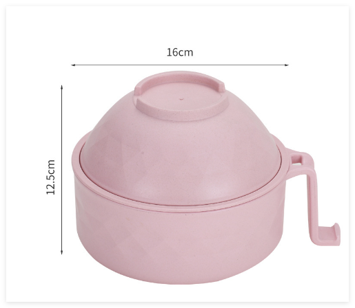 Ramen Bowl with Draining Lid – Microwave Safe