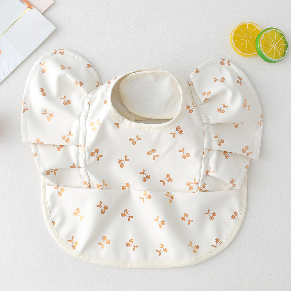 Baby Waterproof Bib – PU Leather, 31 Designs