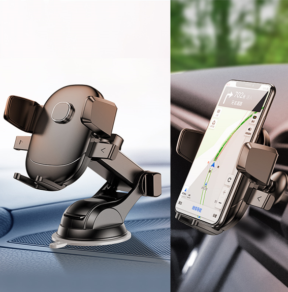 Car Phone Mount – Suction Cup, ABS, Universal Fit