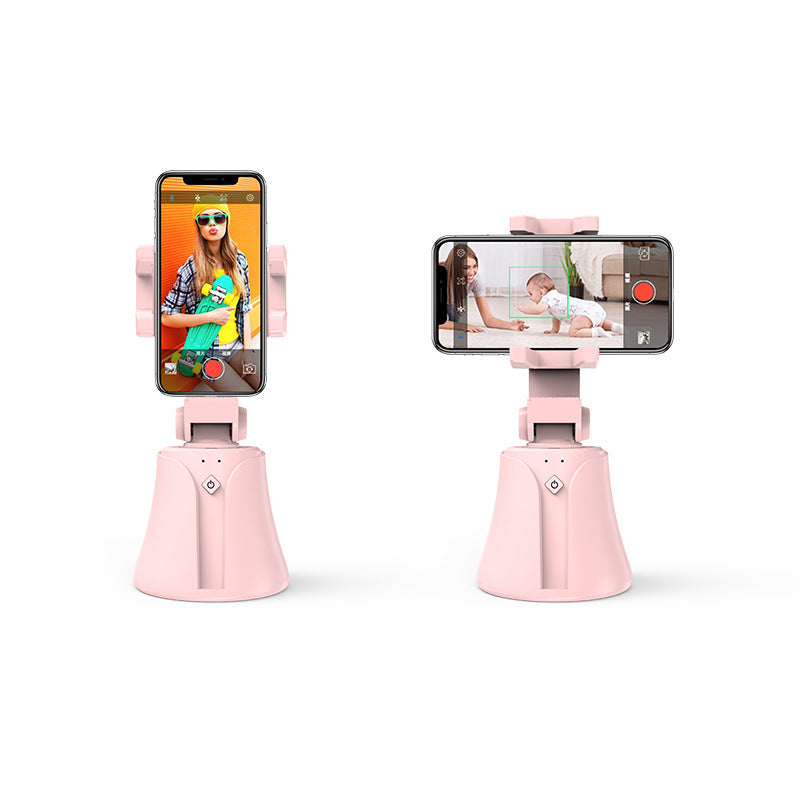 360° Face Tracking Smartphone Stand – Auto Rotating Gimbal