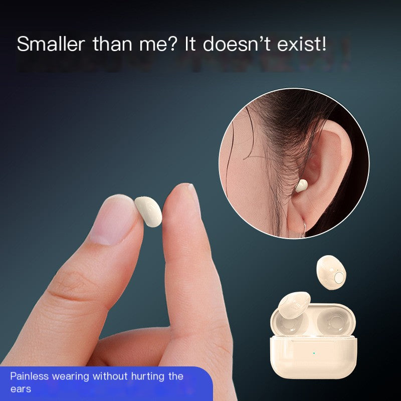 Mini Invisible Wireless Earbuds – Bluetooth 5.3, 8H Battery, Waterproof