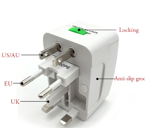Universal Travel Adapter – Works in 150+ Countries, CE Certified