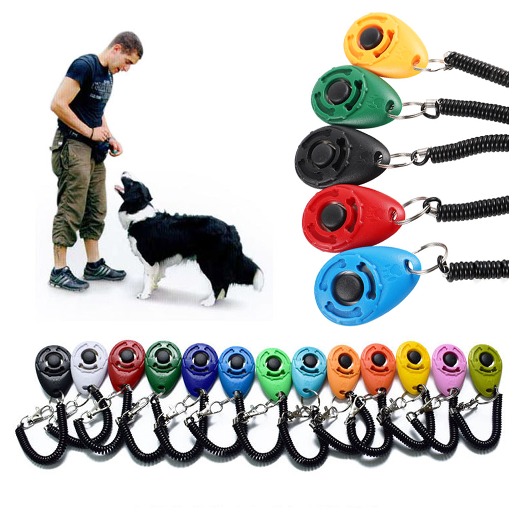 Dog Training Clicker – Adjustable Wrist Strap, 14 Colors