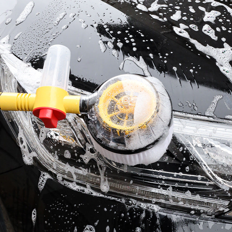 Rotating Car Wash Brush – Chenille Mop, ABS Handle