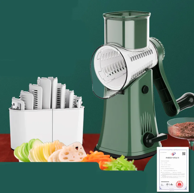 Hand Roller Vegetable Cutter – Stainless Steel Blades