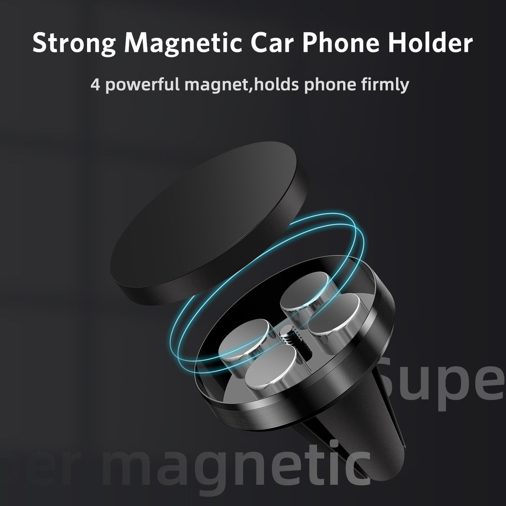Magnetic Car Phone Mount – Air Vent Holder