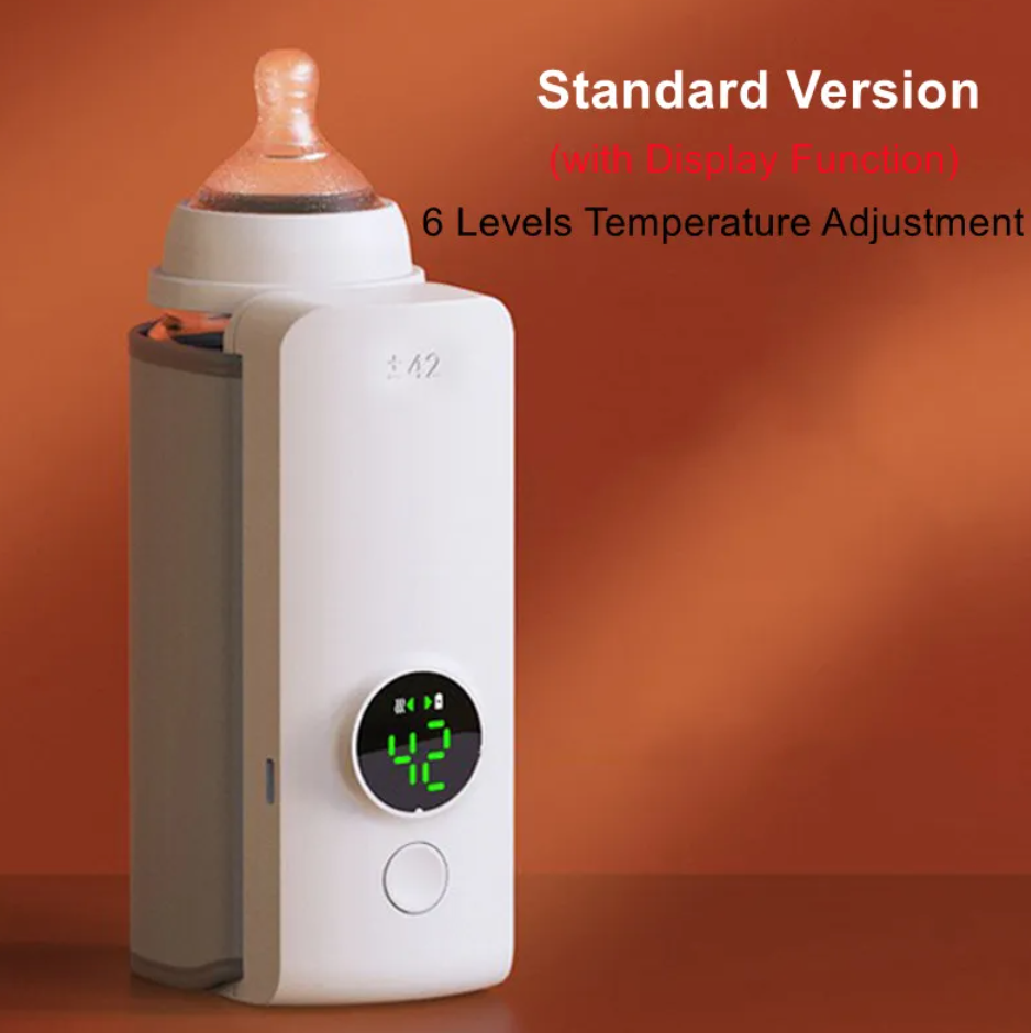 Wireless Baby Bottle Warmer | USB Rechargeable | 42°C