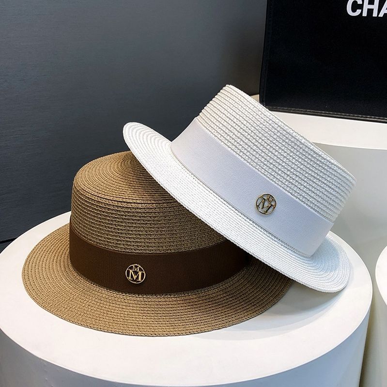 Women's Wide Brim Straw Hat – French Style Sun Hat