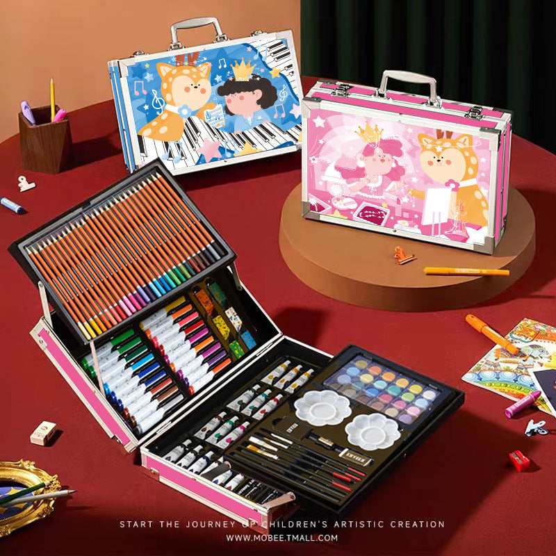Kids Art Set with Watercolor Pens for School Girls