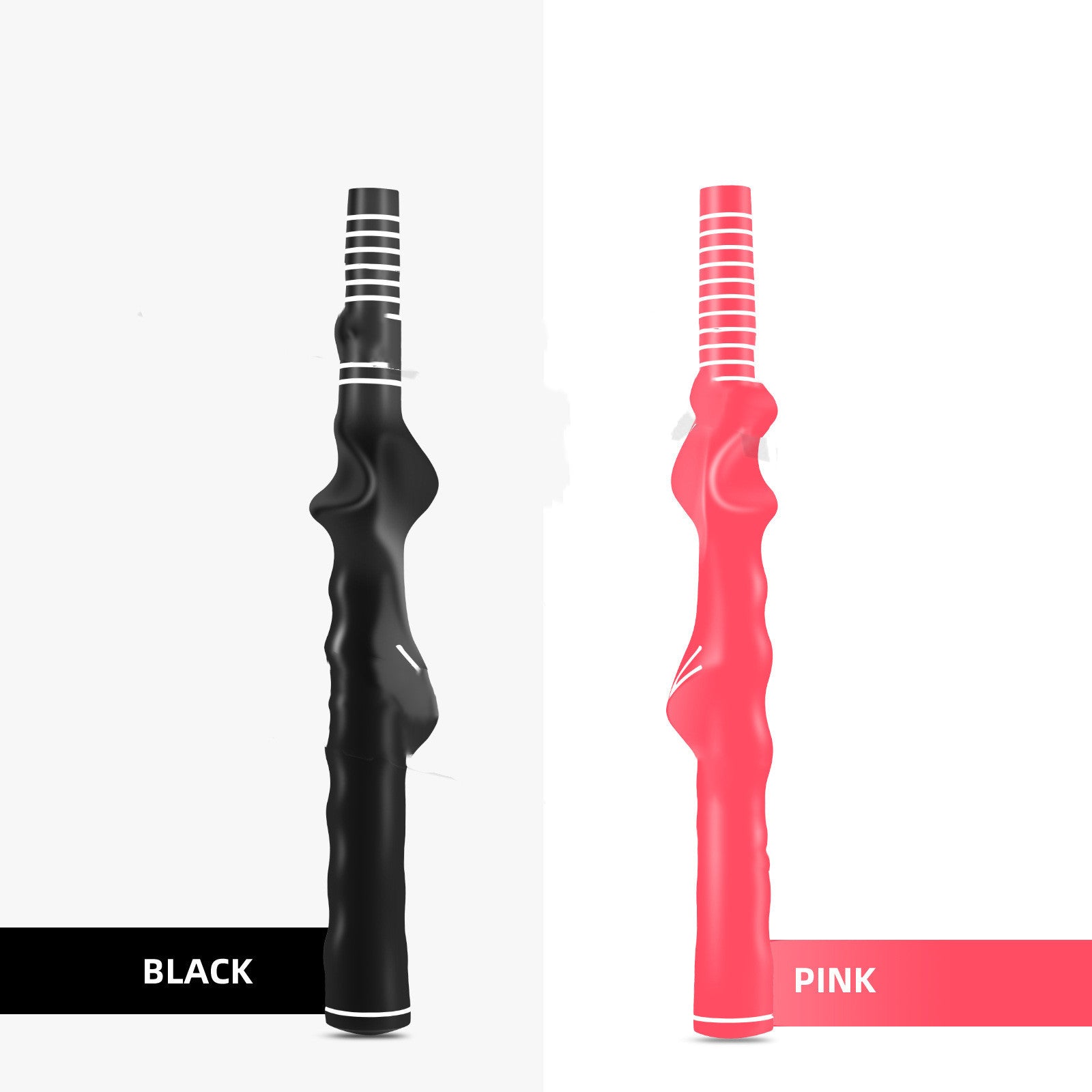 Golf Rubber Grip Swing Exerciser | Left & Right Hand Practice Tool | Men & Women