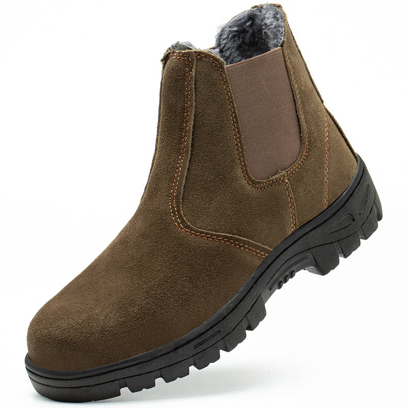 Winter Safety Work Boots – Steel Toe & Fleece Lined