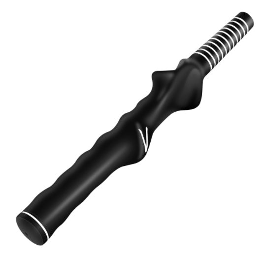 Golf Rubber Grip Swing Exerciser | Left & Right Hand Practice Tool | Men & Women