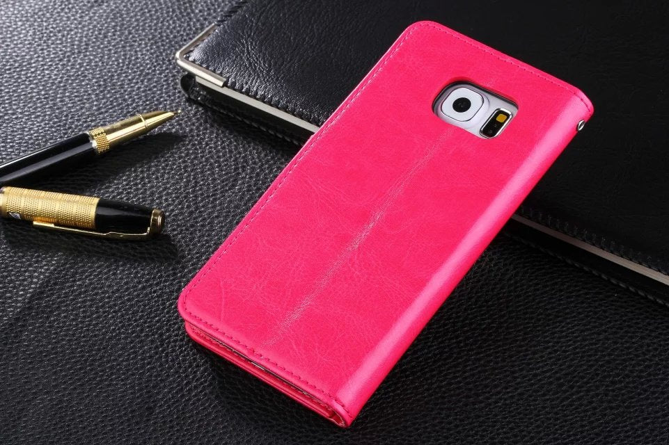 Leather Flip Case with Lanyard – Samsung Galaxy S6