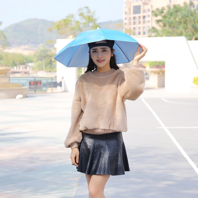 Umbrella Hat – Hands-Free Sun & Rain Head Umbrella