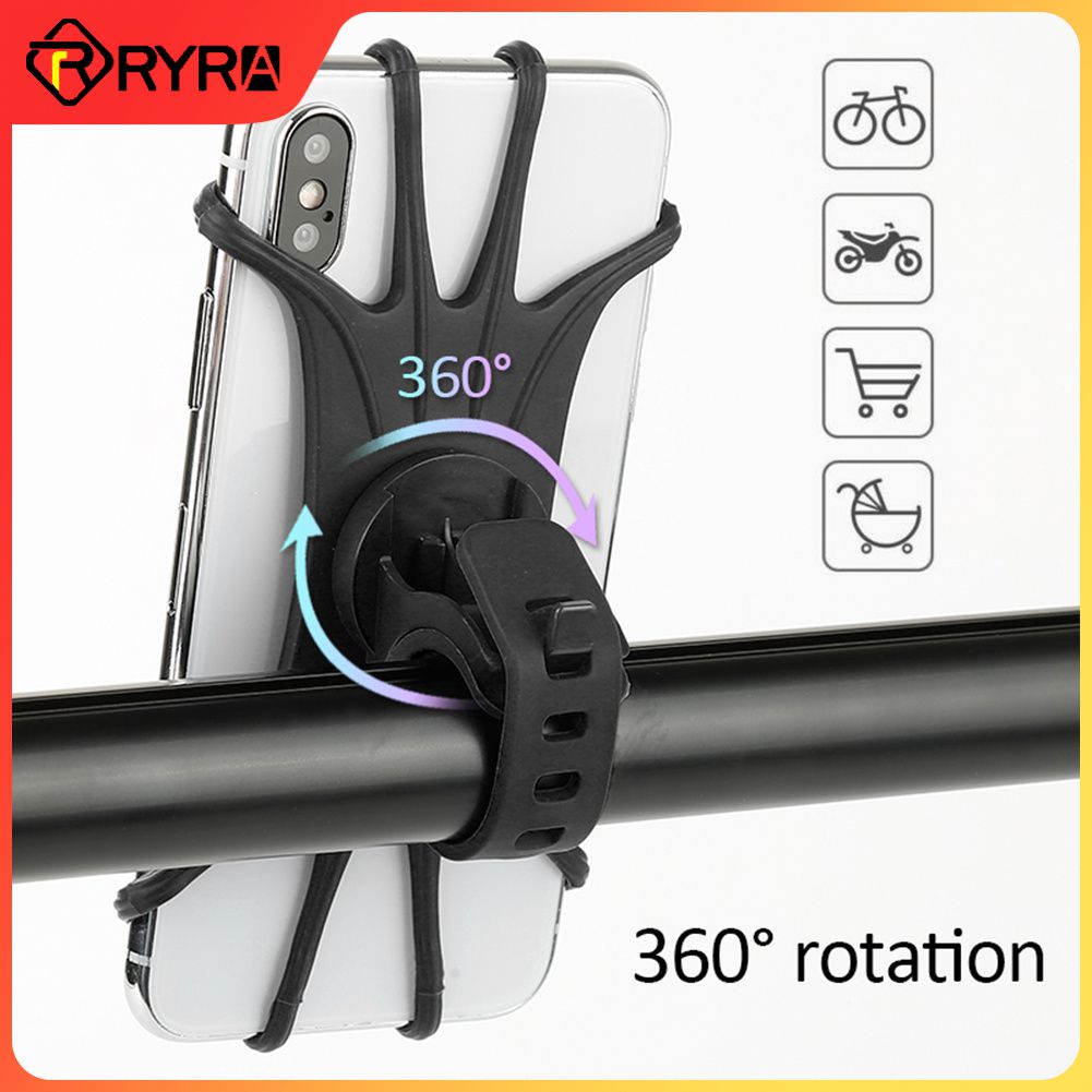 Bicycle Phone Holder – Silicone Handlebar Mount
